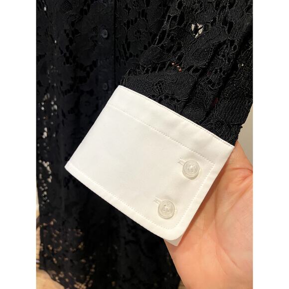 Tory Burch Lace Shirt Dress size 12 - Picture 5 of 8